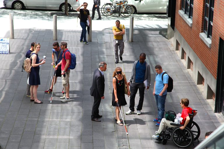 Société Logique, marche exploratoire accessibilité universelle universal accessibility