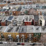 Image aérienne quartier de Montréal pour illustrer les iniquités territoriales